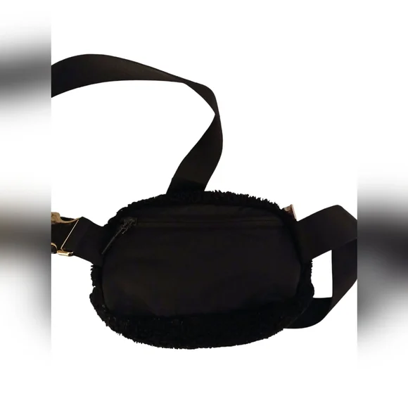 Lululemon Black Fleece Gold Festival Concert Crossbody Fanny Pack Bag Purse GUC - Picture 6 of 14